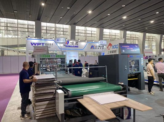 Các loại bao bì hộp đựng hộp cao tốc Flute Laminator kết hợp vật liệu màng giấy và tùy chọn Back Feeder cho hiệu suất